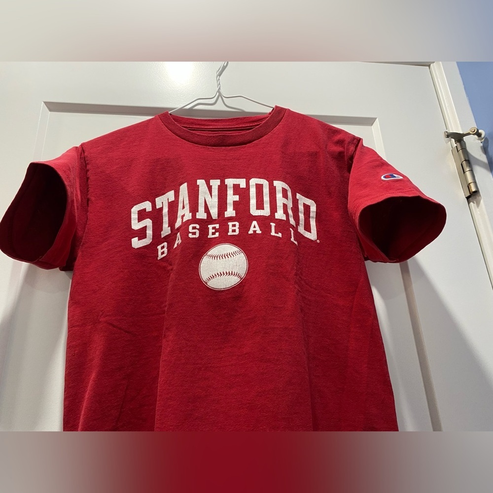 STANFORD UNIVERSITY | Cardinal-Red Team Baseball Tee | Kids Size M - Picture 9 of 12